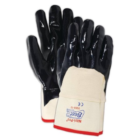 Showa SHOWA Best Glove NitriPro 7066 Nitrile Palm Coated Gloves, 12PK 7066-09